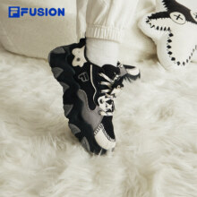 PLUS会员:斐乐（FILA）FUSION 海星帆布鞋 女鞋新款休闲运动老爹鞋