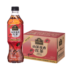 京东百亿补贴、plus会员:CHALI茶里公司茶饮料0糖0脂山茶花红茶无糖茶500ml*15瓶整箱装