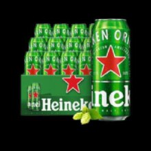 Heineken 喜力 黄啤经典黄啤 500ml*12听