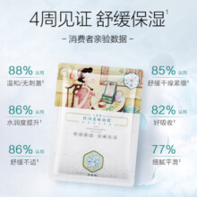 三生花百雀羚出品玻尿酸补水亮肤保湿清洁护肤细致毛孔提亮嫩肤面膜20片
