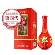 plus会员：郎酒 红花郎 陈酿 高度白酒  酱香型白酒 53度 500mL 1瓶
