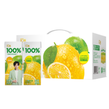 再降价、PLUS会员:汇源 100%阳光柠檬混合果汁 200ml*12盒