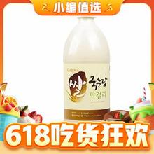 88VIP会员：KOOKSOONDANG 麴醇堂 韩国原瓶进口原味玛克丽米酒清酒750ml×1瓶