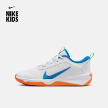 耐克（NIKE）官方男女童OMNI大童综合运动童鞋夏季透气网面环保DM9027 107白/清透蓝/蒸气绿/荷兰橙 36
