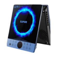 Plus会员：SUPOR 苏泊尔 家用大功率9档调节电磁炉 电磁灶 智能滑控 爆炒 分体式防水电磁灶 可定时 C22-IH30E9D 【单机】