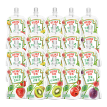 亨氏（Heinz）超金果泥78g宝宝辅食婴幼儿营养水果泥 （6-36个月适用） 果泥 口味混搭 78g 18袋
