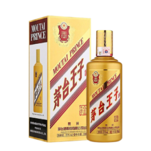 PLUS会员：茅台 王子酒 金王子 53度 500mL 6瓶 整箱装（原封原箱）