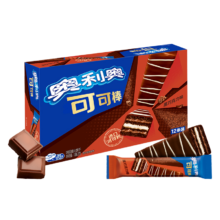 PLUS会员，需首购:奥利奥（Oreo）可可棒 浓情黑巧克力味139.2g/12条*2件
