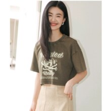 PLUS会员:UR 印花宽松T恤(女T自由凑单合集)