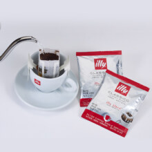 临期白菜！ILLY 意利 埃塞&危地阿拉比卡咖啡粉挂耳包 30袋