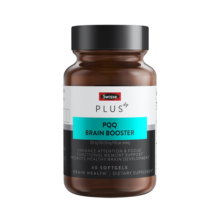 Swisse斯维诗 PLUS PQQ+DHA大脑焕能瓶 60粒 深海鱼油脑黄金修护神经细胞抗衰 认知注意力记忆力升级 成人 父亲节礼物