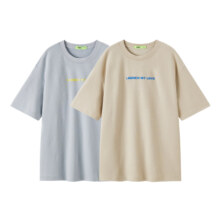 3号10点：Semir 森马 短袖T恤男2023夏季新款宽松日常时尚校园风情侣圆领针织上衣