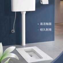 PLUS会员: ARROW 箭牌 蹲便器 水箱组合陶瓷蹲厕整套 A款带存水弯前排污 深度256