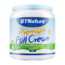 Plus会员、有券的上：BTNature 蓝胖子 奶粉 全脂牛奶粉 1kg 澳洲进口