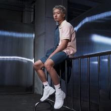 adidas 阿迪达斯 条纹运动翻领短袖POLO衫男装夏季新款adidas阿迪达斯官方三叶草