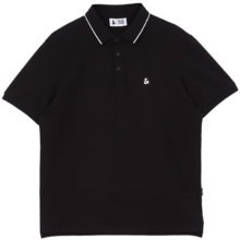 PLUS会员：JACK&JONES 杰克琼斯 2024年春夏季百搭翻领polo衫 黑色E40+凑单