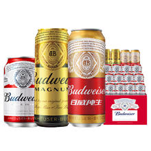 88VIP会员：Budweiser 百威 啤酒纯生500ml*3听+醇正330ml*12听+黑金500ml*3听