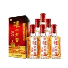 88VIP：LUZHOULAOJIAO 泸州老窖 六年窖头曲 52%vol 浓香型白酒 500mL*6瓶 整箱装*2件