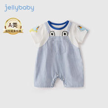 JELLYBABY 男宝夏装假两件连体衣 蓝色1 73cm