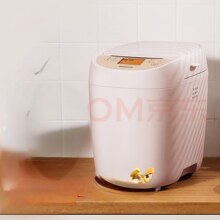 plus会员：松下（Panasonic）面包机 全自动 多功能和面 可预约智能投撒果料面包机 断电记忆保护 3种烤色家用面包机 SD-PY100