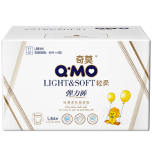 奇莫Q-MO 轻柔婴儿拉拉裤L64片*2件