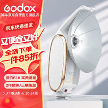 Godox 神牛 复古闪光灯Lux Senior相机闪光灯适用佳能索尼徕卡富士松下通用热靴微单数码胶片经典便携小型白色