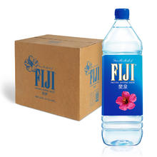 fiji 斐泉 天然矿泉水1.5L*12瓶整箱装 斐济原装进口高端弱碱性饮用水家庭装