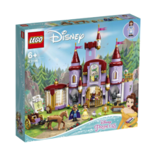乐高（LEGO）积木玩具 迪士尼系列 43196美女和野兽的城堡6岁+ 生日礼物女孩