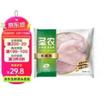 圣农 白羽鸡 鸡大胸 1KG*7件