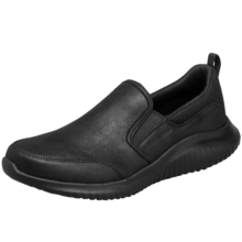 斯凯奇（Skechers）商务休闲鞋男士低帮鞋结婚正装鞋轻便皮鞋男春季 8790000 全黑色/BBK 39.5