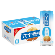 京东百亿补贴、plus会员:养元六个核桃无糖型饮料 240ml*24罐 整箱饮品礼盒装