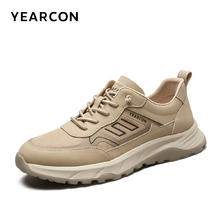 YEARCON 意尔康 男鞋2024新款男士低帮运动休闲英伦风时尚潮流百搭工装单鞋