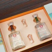 猫超直送，五粮液 江山礼 金山银山竹荪酒套装 52度浓香型白酒500mL*2瓶礼盒装