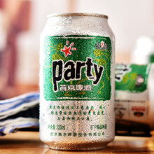 燕京啤酒 8度Party啤酒330mL*24听/整箱