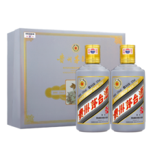 茅台 生肖纪念 戊戌狗年 酱香型白酒 53度 375ml*2瓶 礼盒装