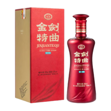 pLus会员：剑南春金剑特曲 52度白酒纯粮食酒  52度 500mL 1瓶