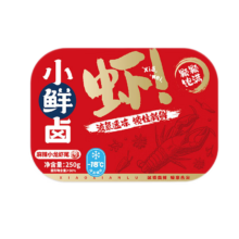 plus会员:小鲜卤 麻辣虾尾 250g *10盒