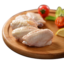 华都食品 【烧烤季】单冻翅中 1kg/袋 出口级  炸鸡翅烤翅卤鸡翅膀食材*3