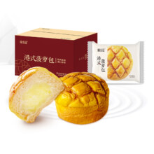 味出道 牛奶蛋羹夹心港式菠萝包 800g/箱