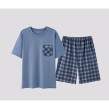 三枪（THREEGUN）纯棉男女家居服套装*2套  多色多码