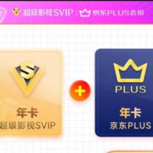 腾讯视频 超级影视SVIP年卡+京东PLUS年卡