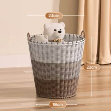 喜家家 手工编织收纳筐 22cm