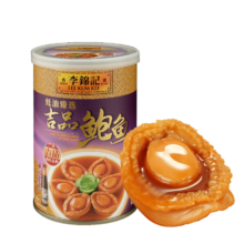PLUS会员:李锦记 即食鲍鱼罐头 吉品鲍港式风味 6只装380g