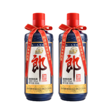 PLUS会员：郎酒 郎牌2019年己亥猪年酱香型白酒53度500ml*2 双支装