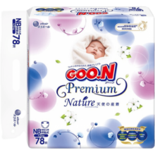大王（GOO.N）大王（GOO.N）天使自然之恩系列婴儿宝宝尿不湿纸尿裤小短裤 纸尿裤NB74(0-5kg)