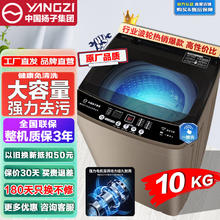 YANGZI 扬子 集团大容量波轮洗衣机全自动 10kg蓝光除螨抗菌强