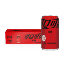 plus会员，需首购：可口可乐 Coca-Cola 饮料 零度 无糖 200ml*12/组