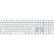 Apple/苹果 带有数字小键盘的妙控键盘-中文 (拼音)-银色 无线键盘 适用iPhone/iPad/Mac