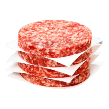 PLUS会员，需入会:百里炙 谷饲纯肉牛肉饼600g/5片*2件
