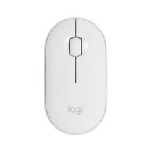 logitech 罗技 Pebble 2.4G蓝牙 优联 双模无线鼠标 1000DPI 米白色
